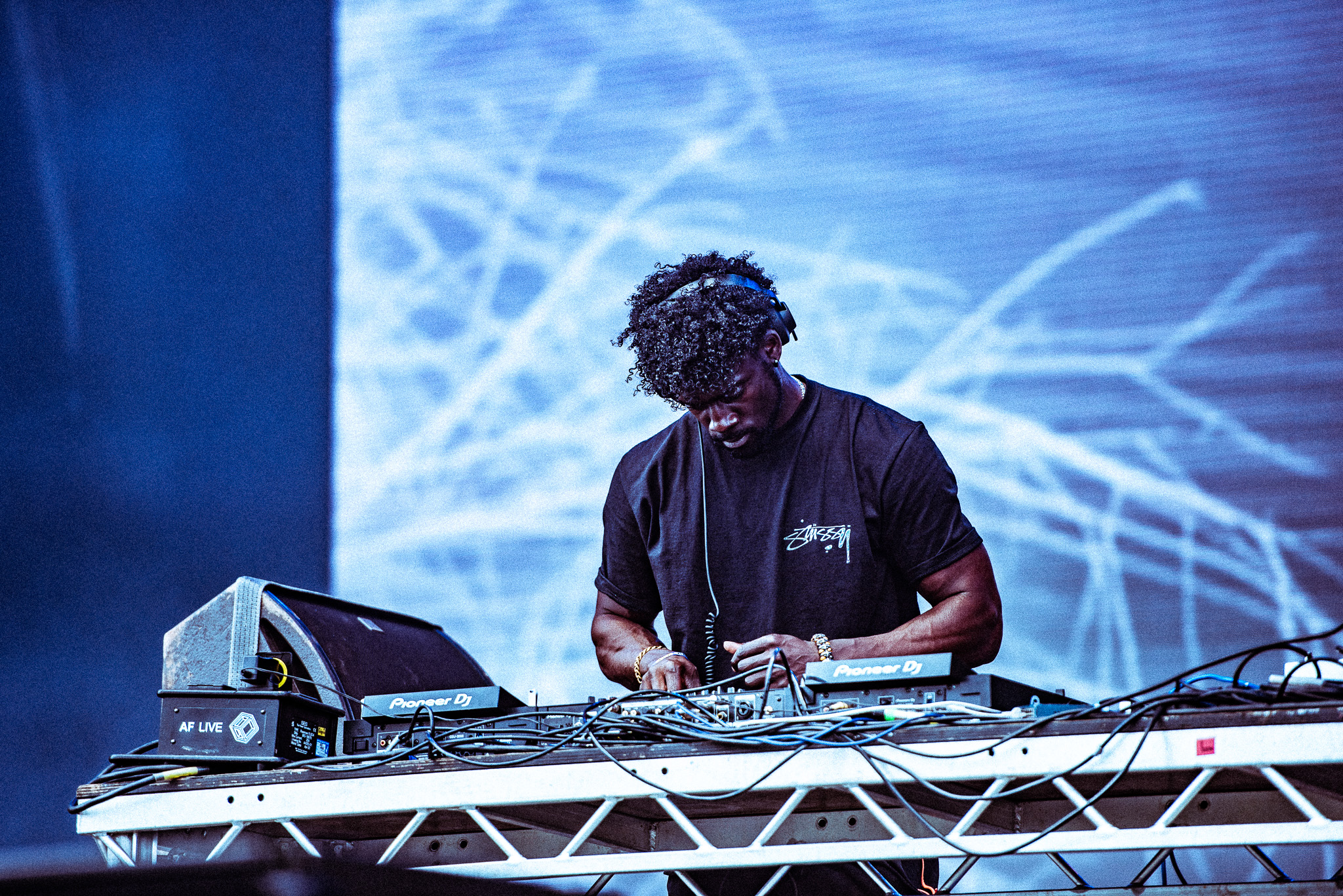 DJ performing on stage