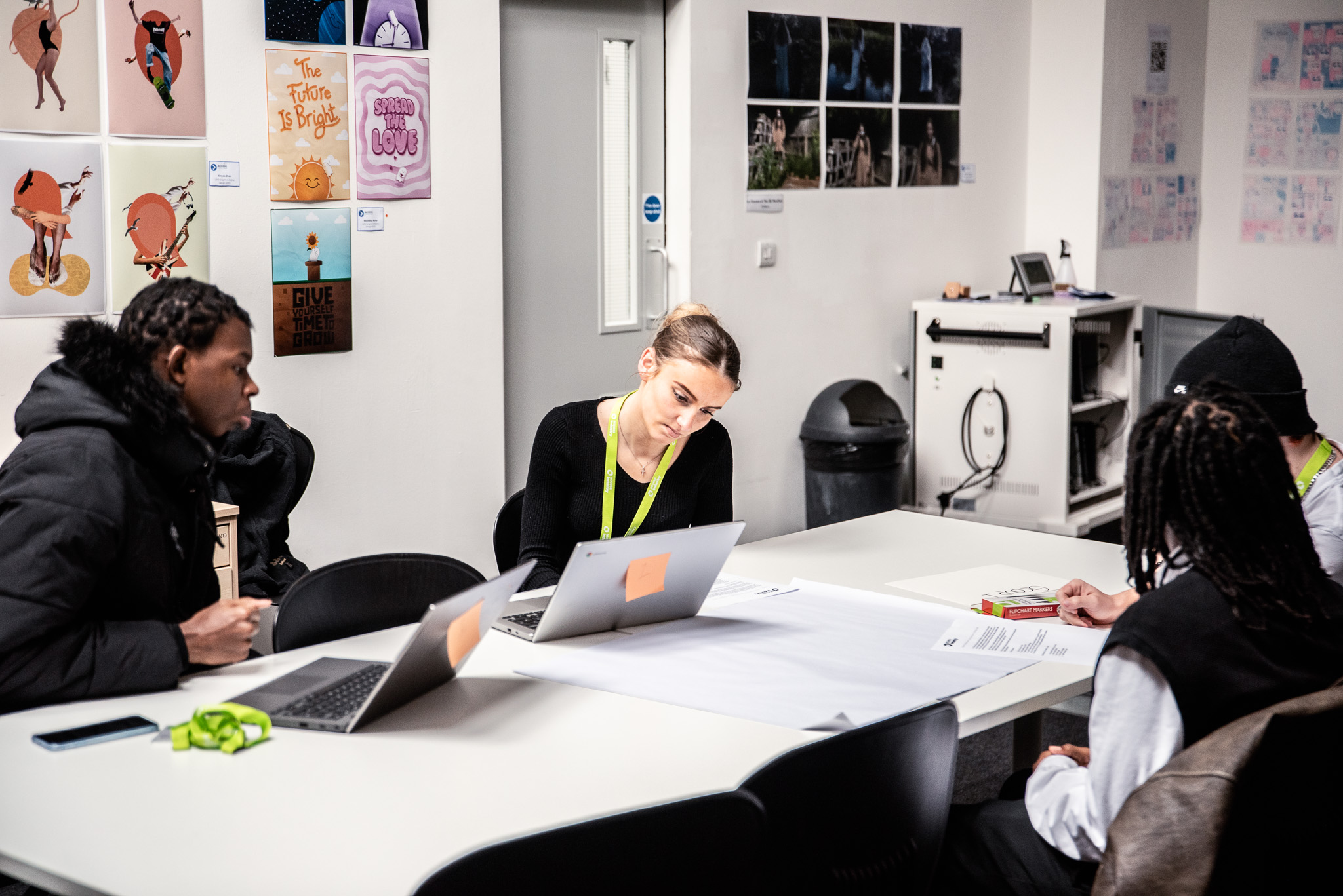 Software Developer apprentices working together