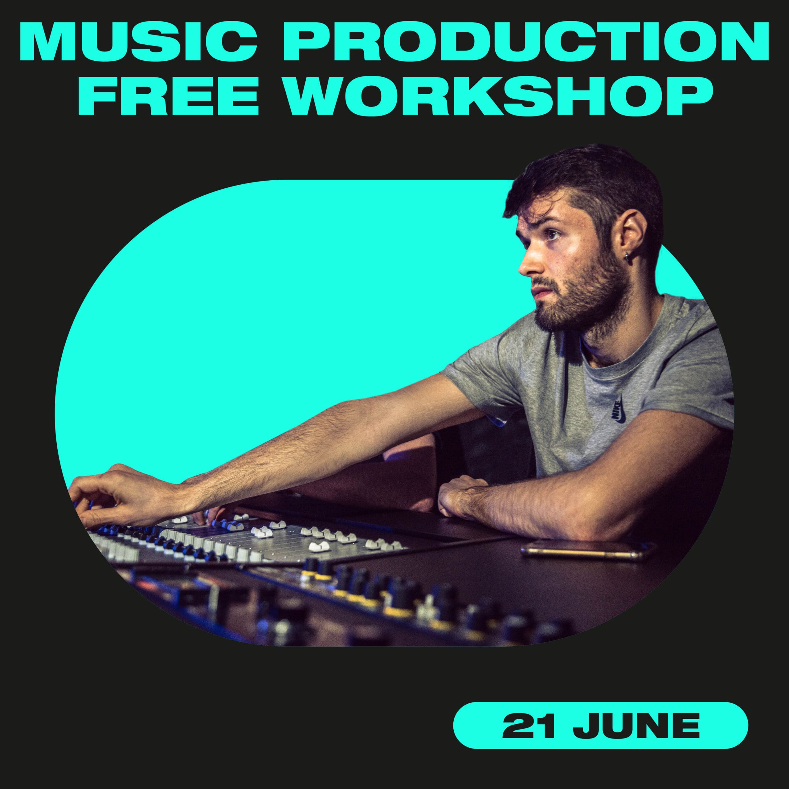 Free Music Production Workshop (Lincoln) – 21st June – 12:30PM-2:30PM