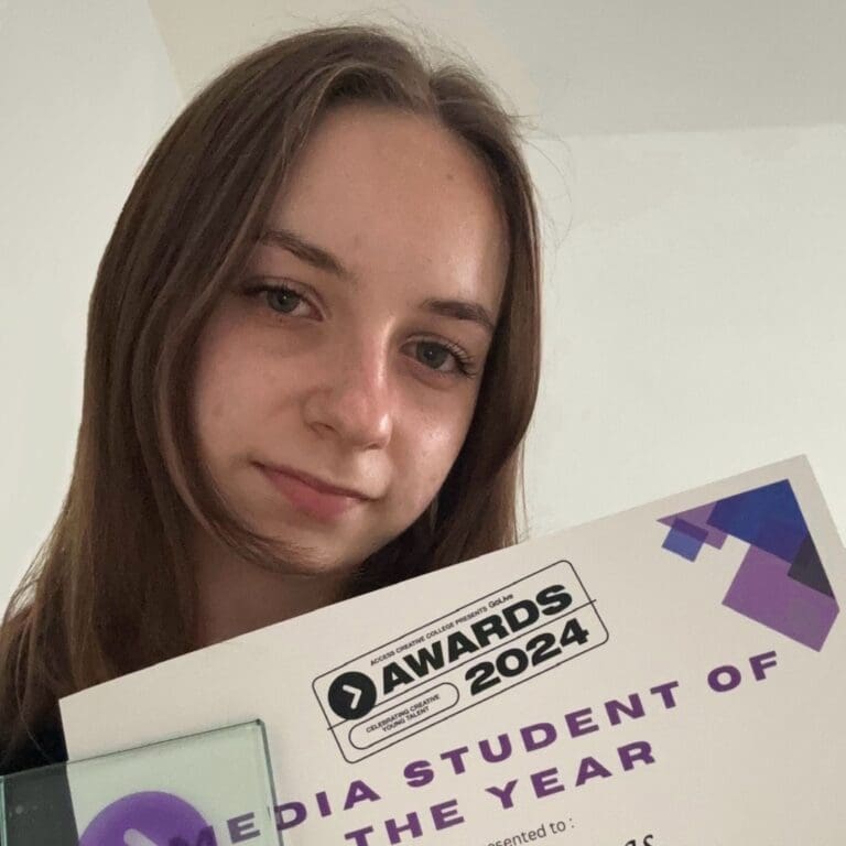 Klaudia Janas ACC Media Student of the Year