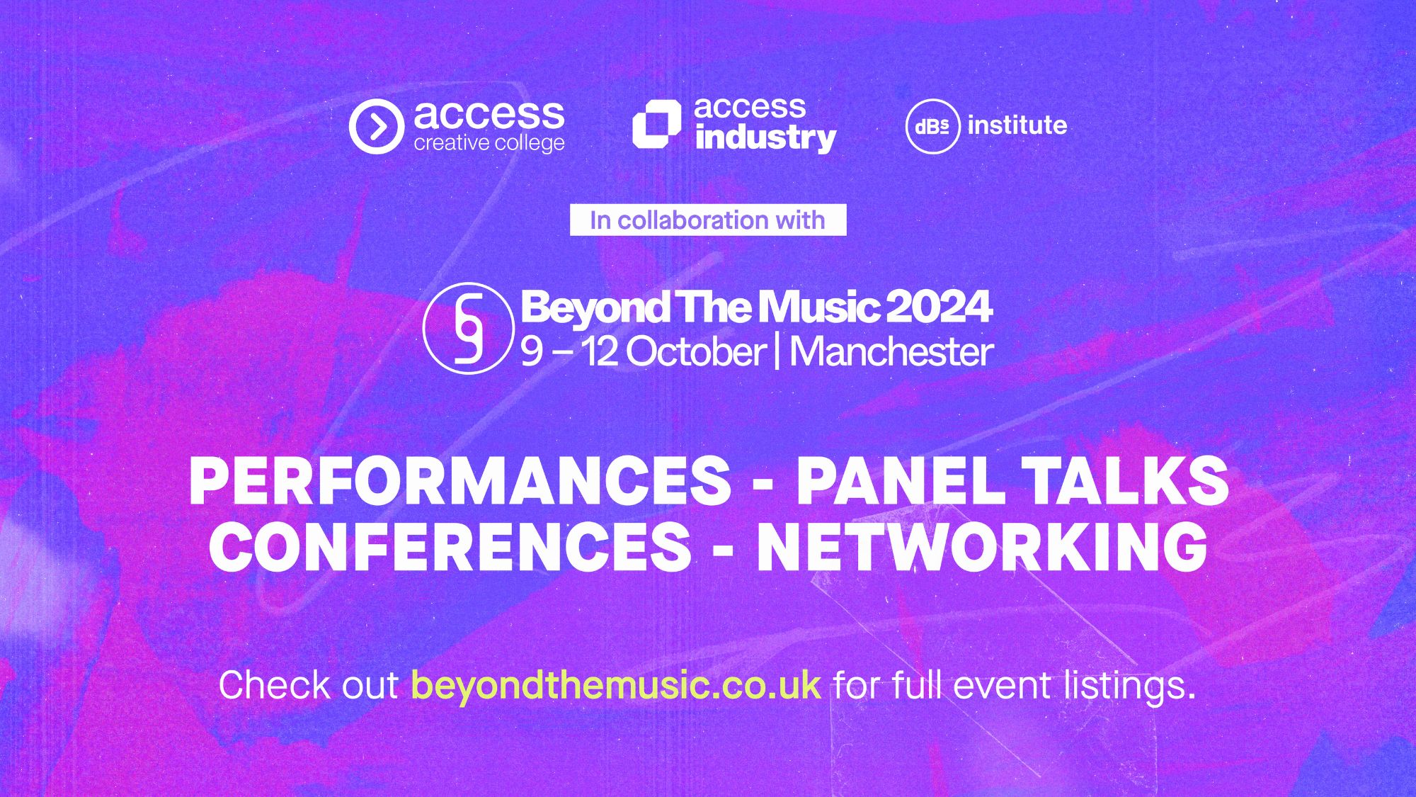 Manchester Creative Educators x Beyond The Music 2024