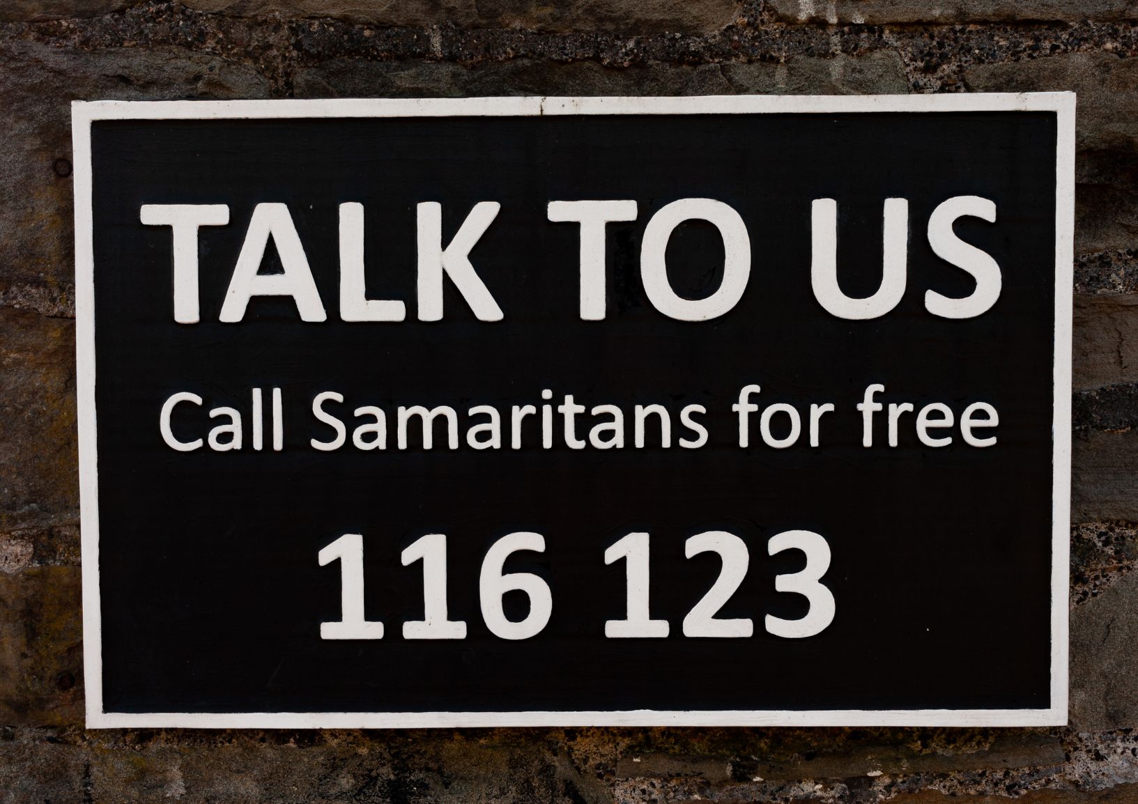 Samaritans sign