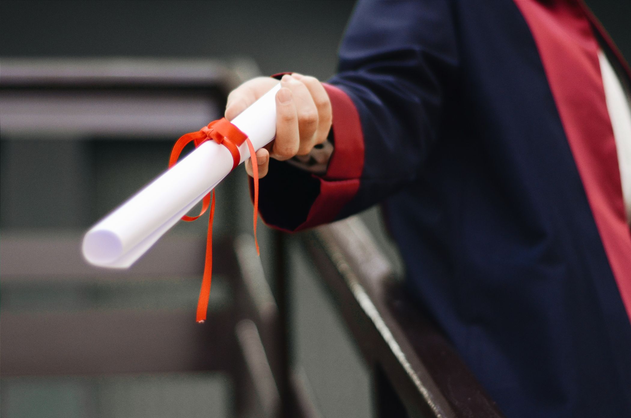 Graduate collecting their degree