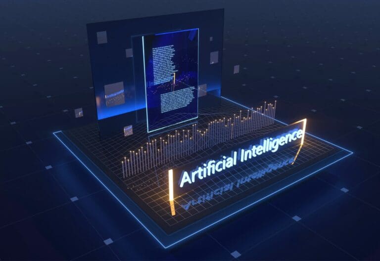 Artificial Intelligence animated concept